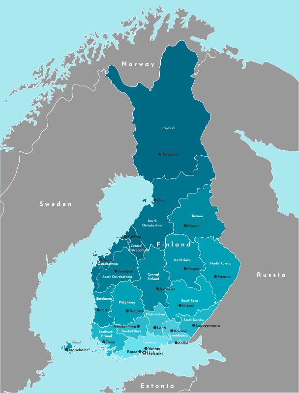 Scanvarm Etelä-Pohjanmaa kartta