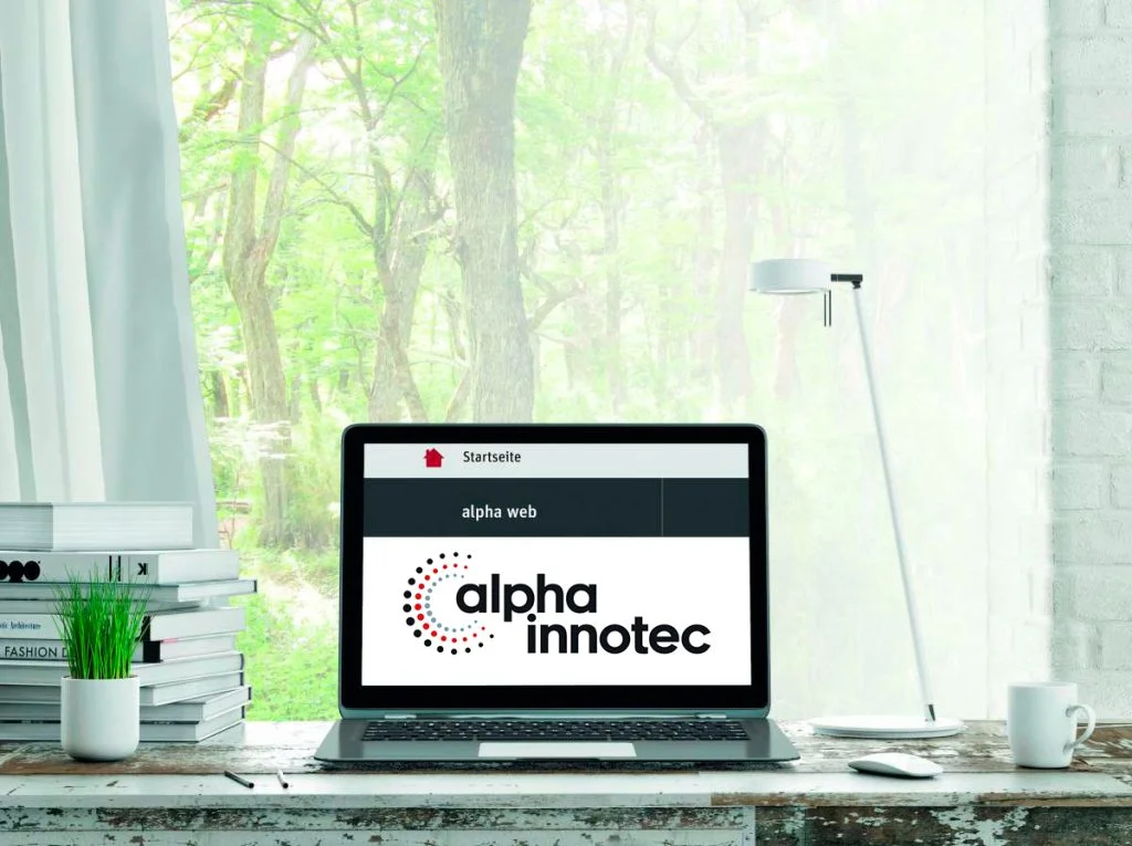 alpha innotec alphaweb etäohjaus kannettavalla tietokoneella