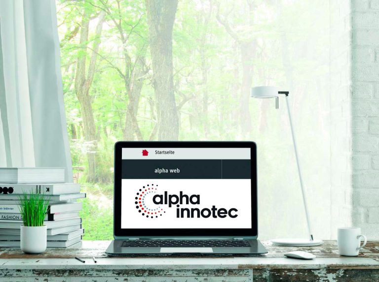 alpha innotec alphaweb etäohjaus kannettavalla tietokoneella